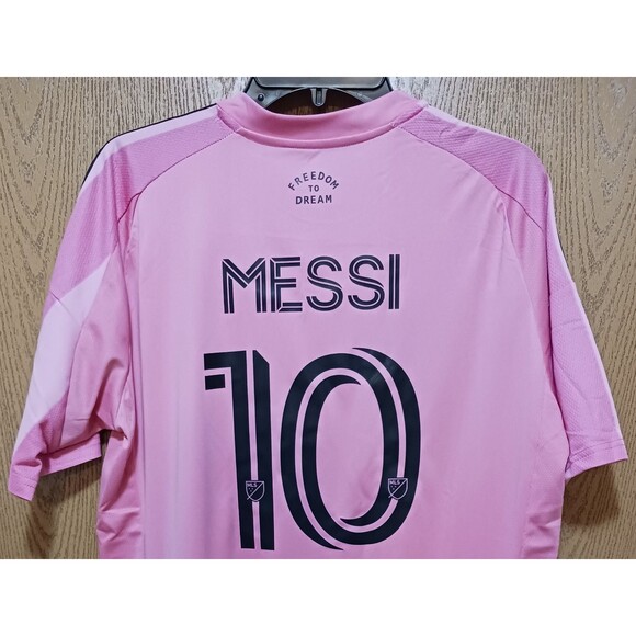 Lionel Messi (Adidas)-(Inter)-(Miami)-(Pink)-(Jersey)-(New)-(Size:XL)-$100.00 - Picture 7 of 11